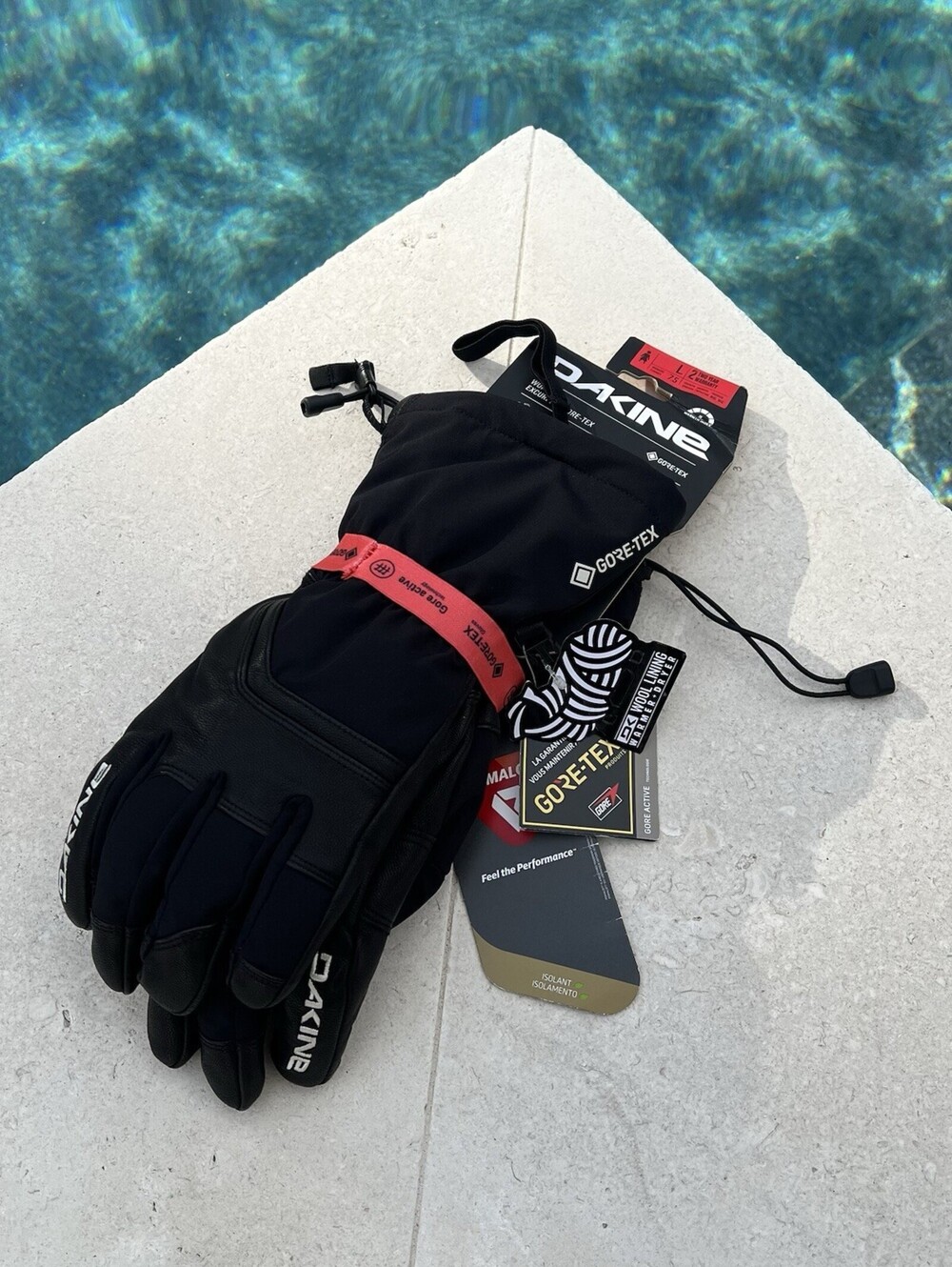 DAKINE Gloves Women’s Size Large Black Goretex Excursion Ski Snow Snowboarding